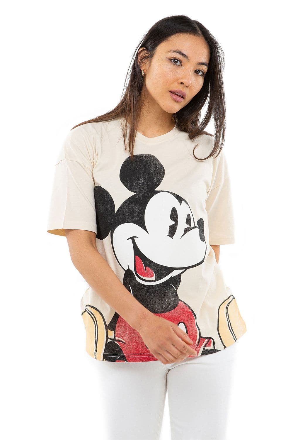 Mickey Mouse Sitting Cotton T shirt