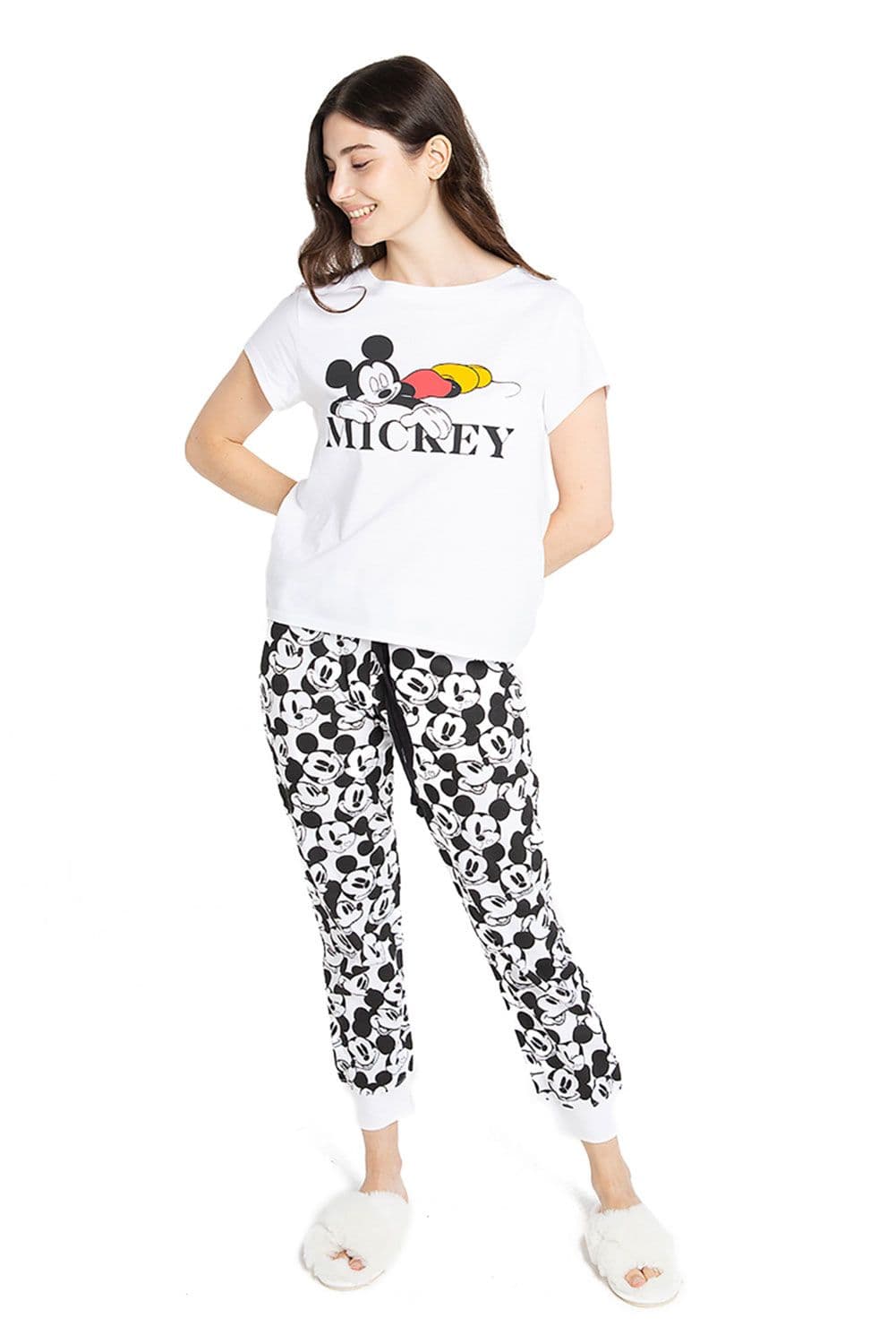 Mickey Mouse Snooze Cotton PJ Set