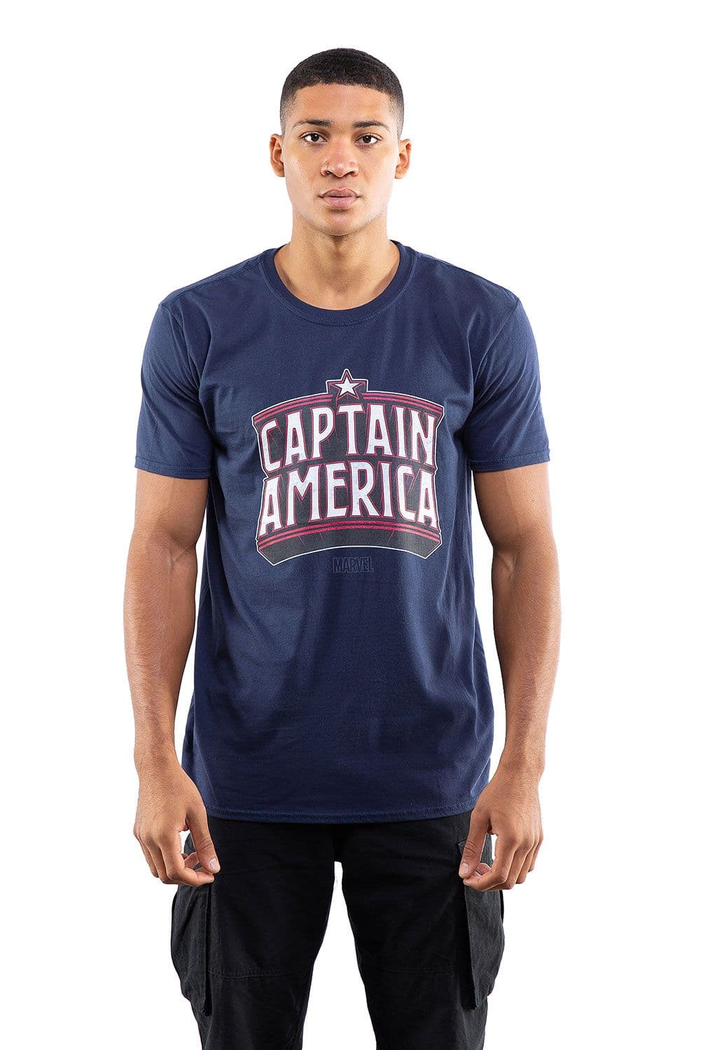 Captain America Arch Cotton T Shirt