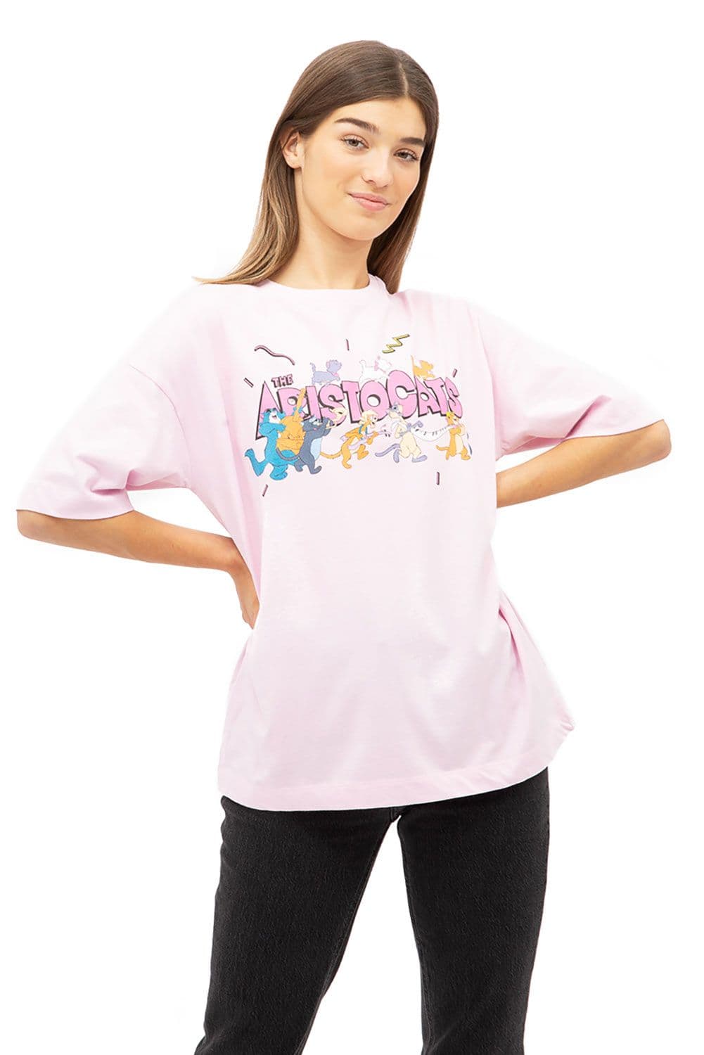 Aristocats Group Oversized Cotton T shirt