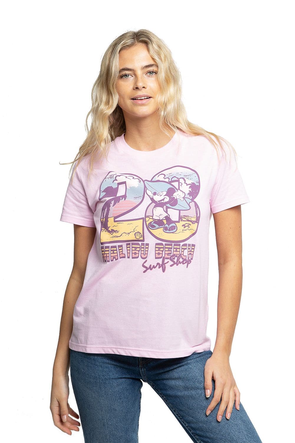 Mickey Mouse Malibu Beach Classic T Shirt