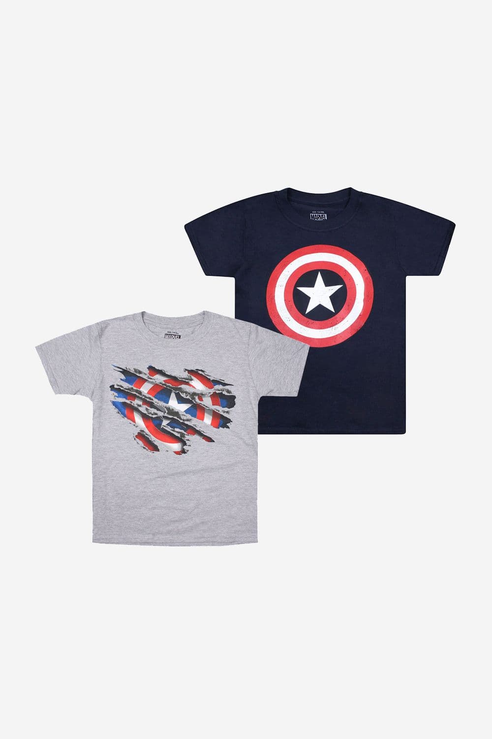 Captain America Pack T Shirt 2 Pack