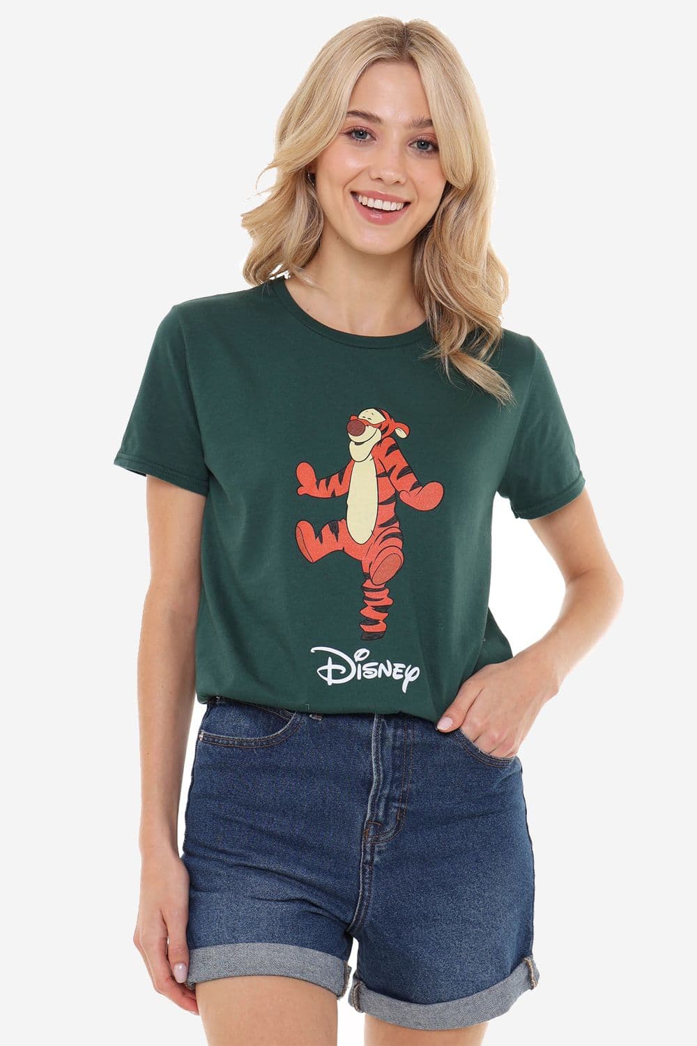Winne Pooh Tigger Jumping Retro Style Classic T Shirt