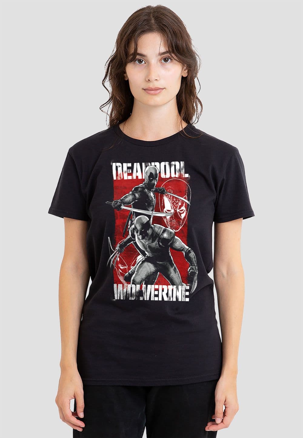 Deadpool Wolverine Fight T Shirt