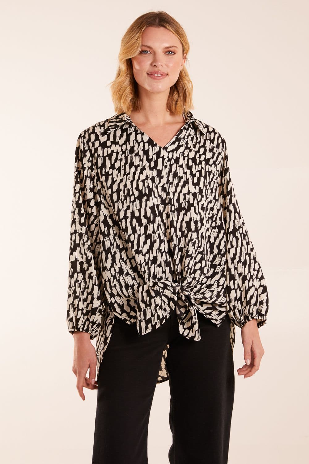 High Low Hem Blouse