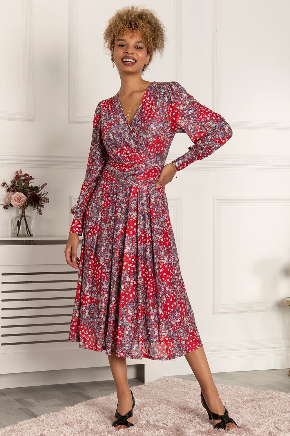 Vanessa Long Sleeved Mesh Dress