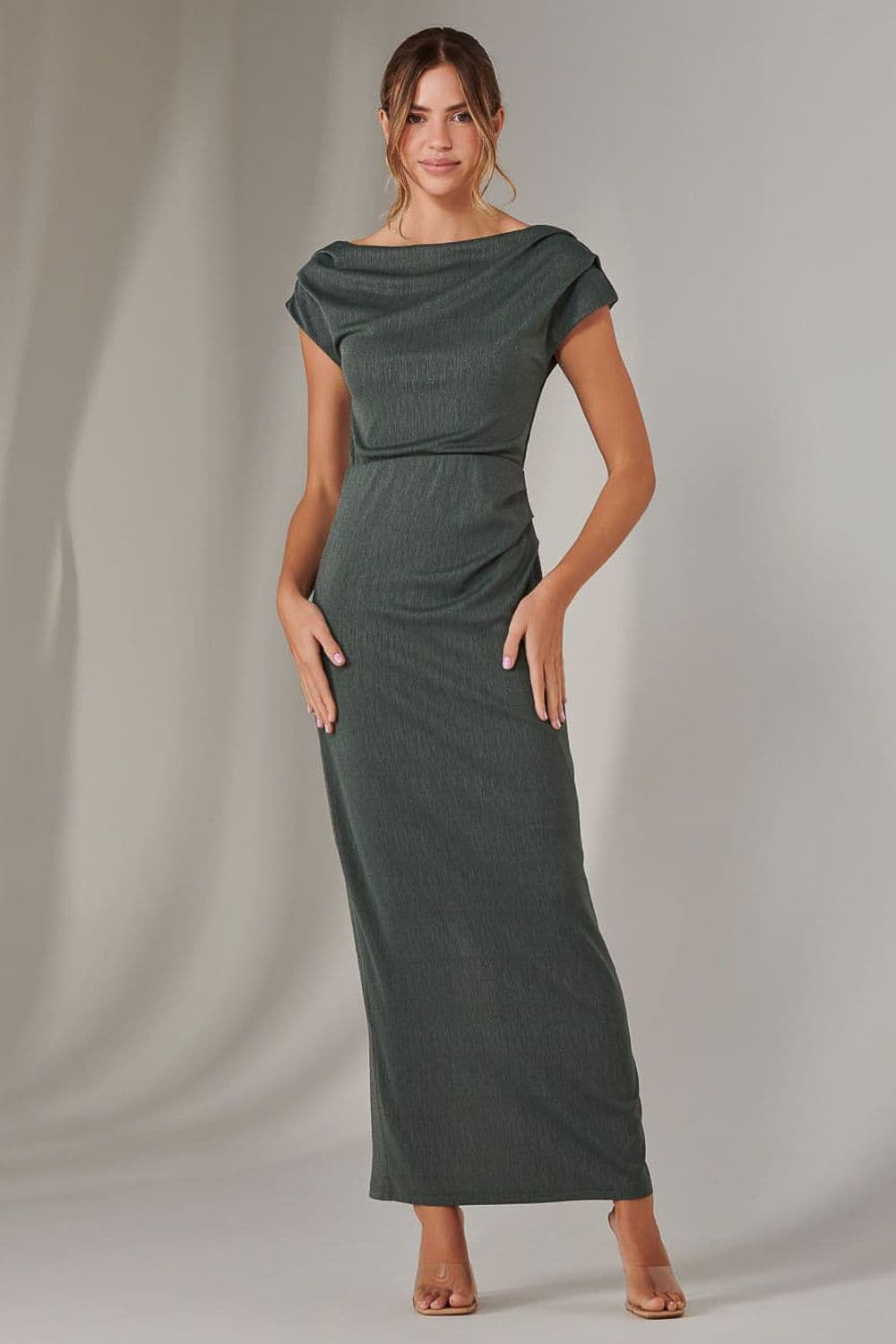 Asymmetrical Bodycon Midaxi Dress