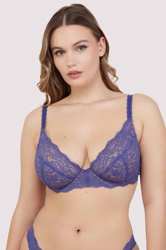 & Ariana Space Dust Everyday Comfort Lace Bra Purple