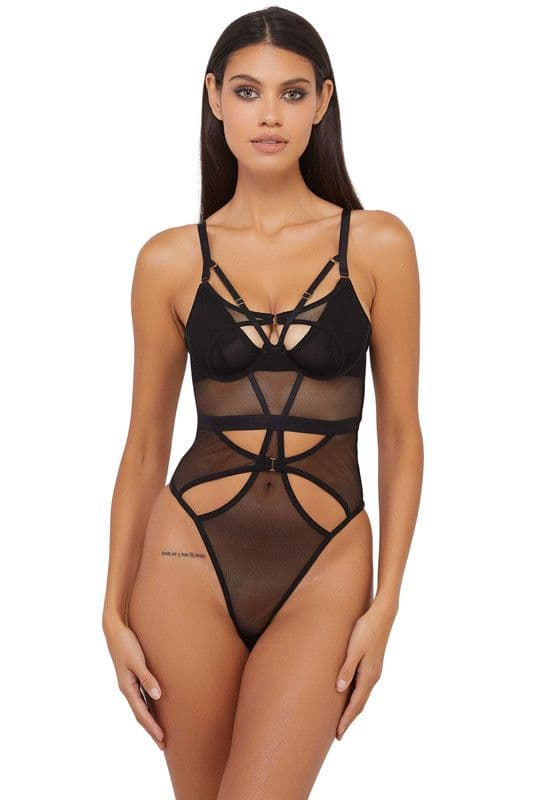 & Erin Mirco Fishnet Body