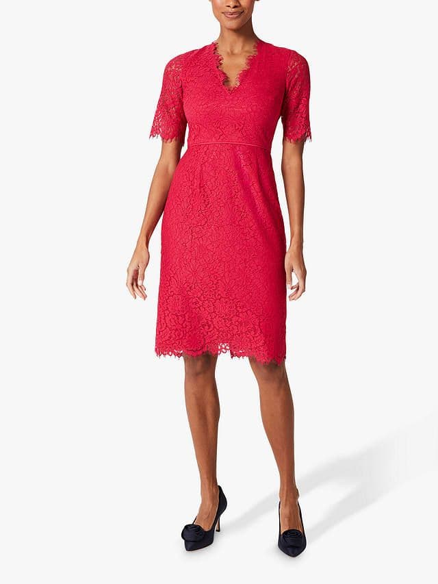 V Neck Lace Dress