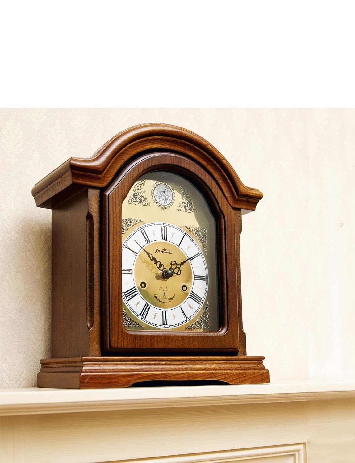 Radio Controlled Westminster Chime Arch Mantle Clock