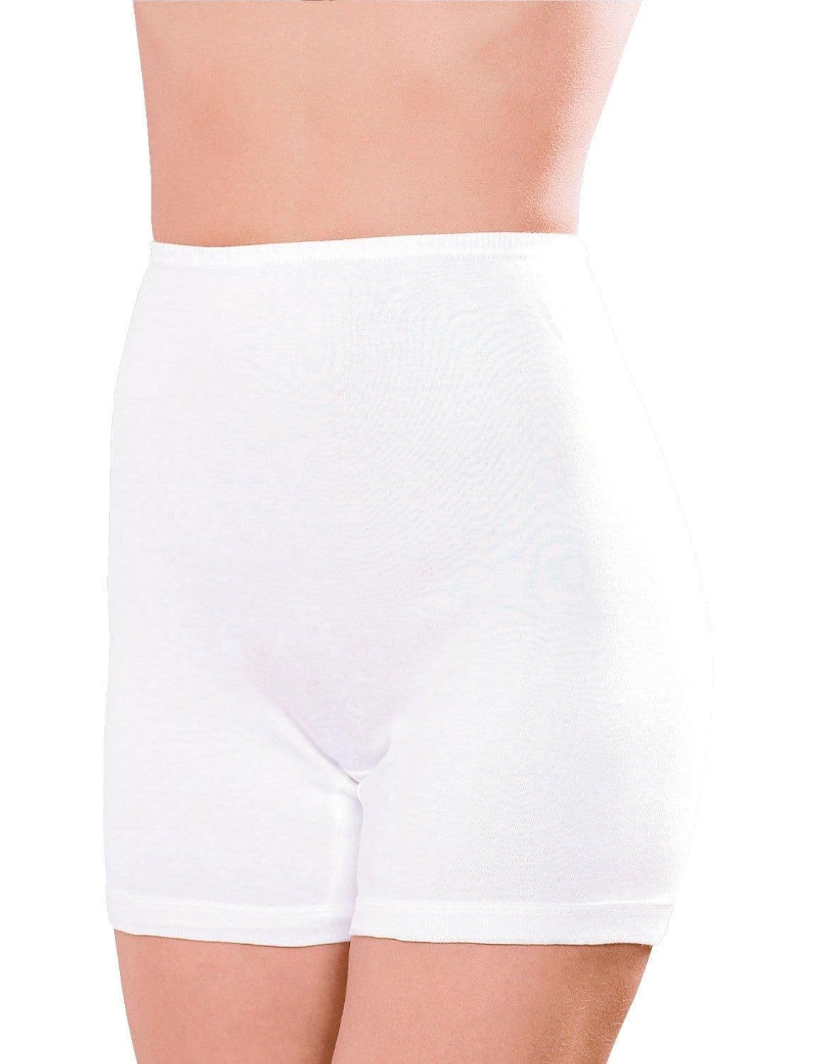 Chums Women's Pack Of 3 Cotton Panties in White | Size: 16