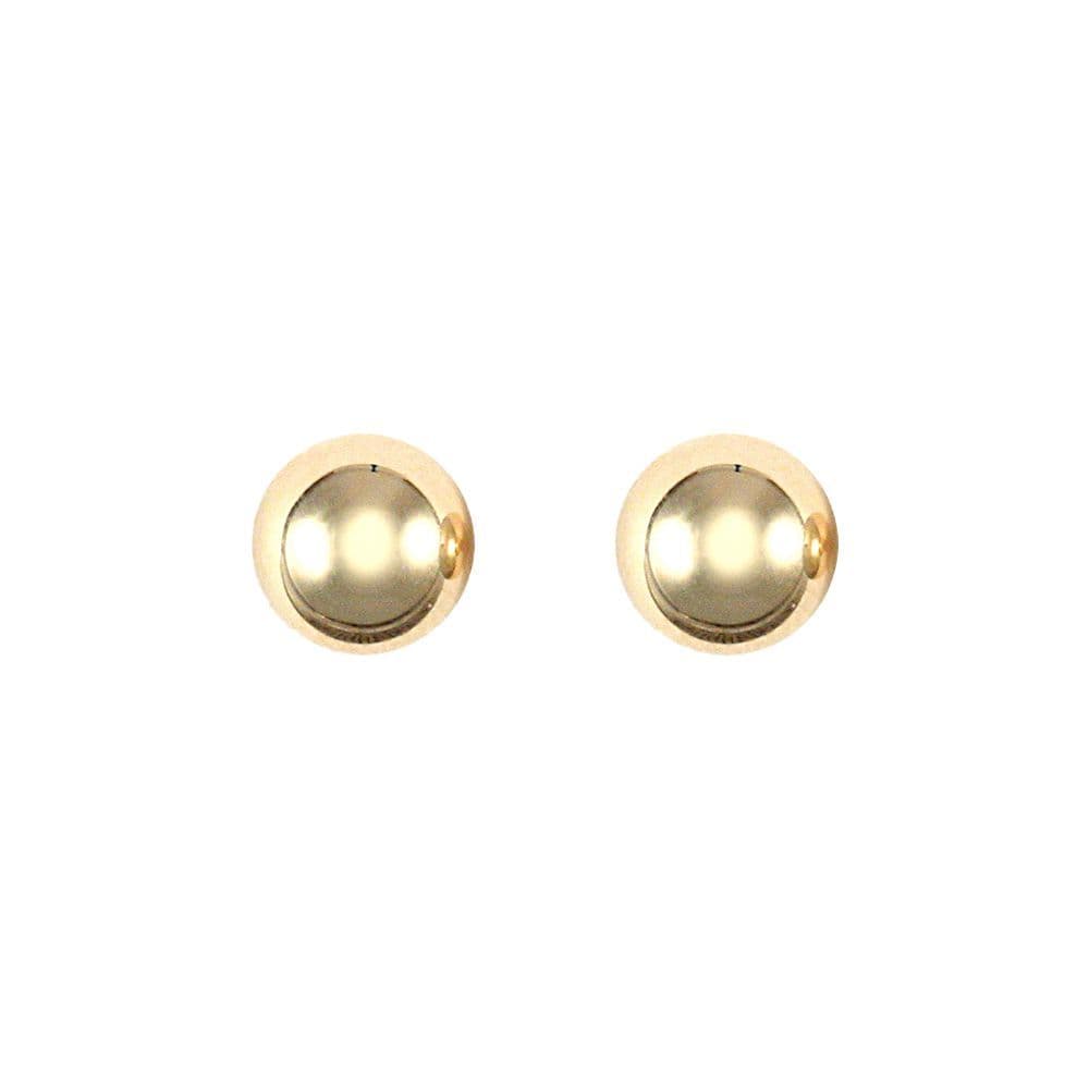 9ct Ball Bead Stud Earrings 5mm JES079