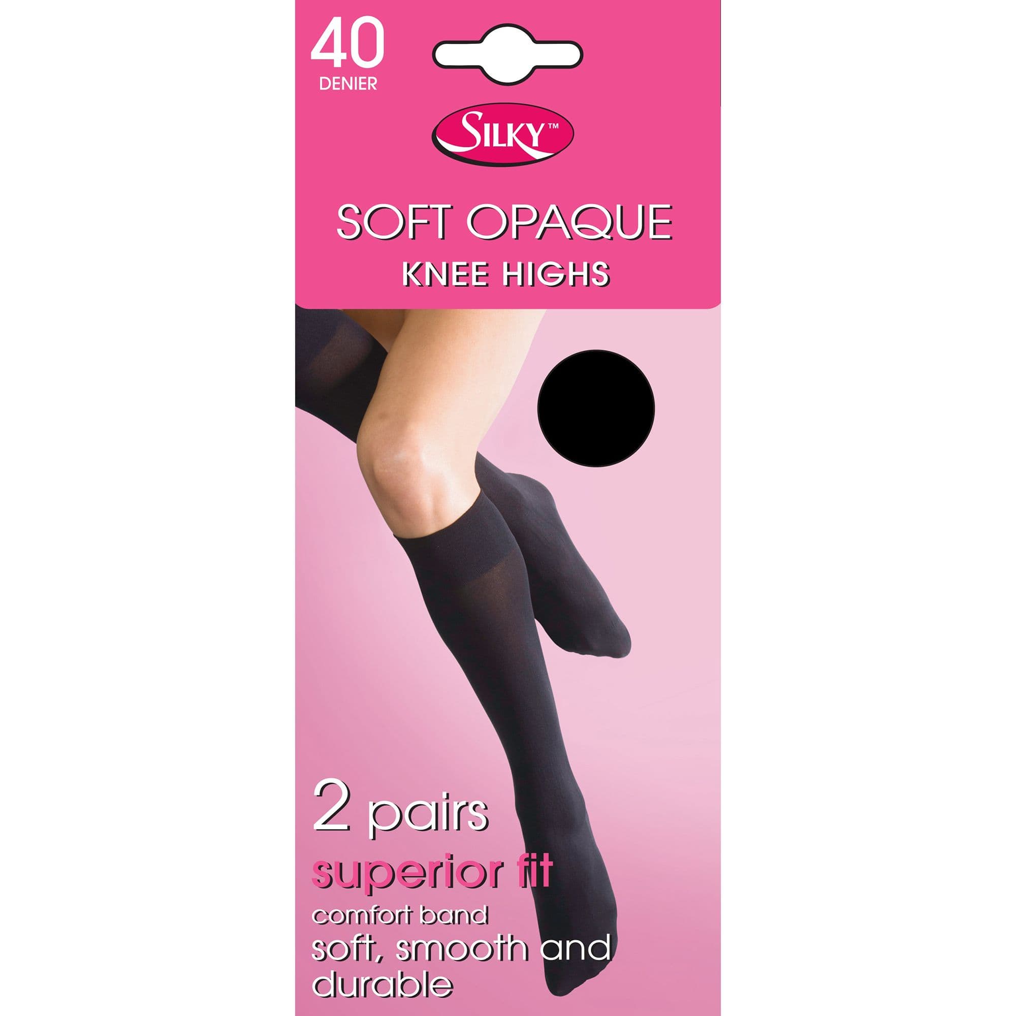 Opaque 40 Denier Knee Highs