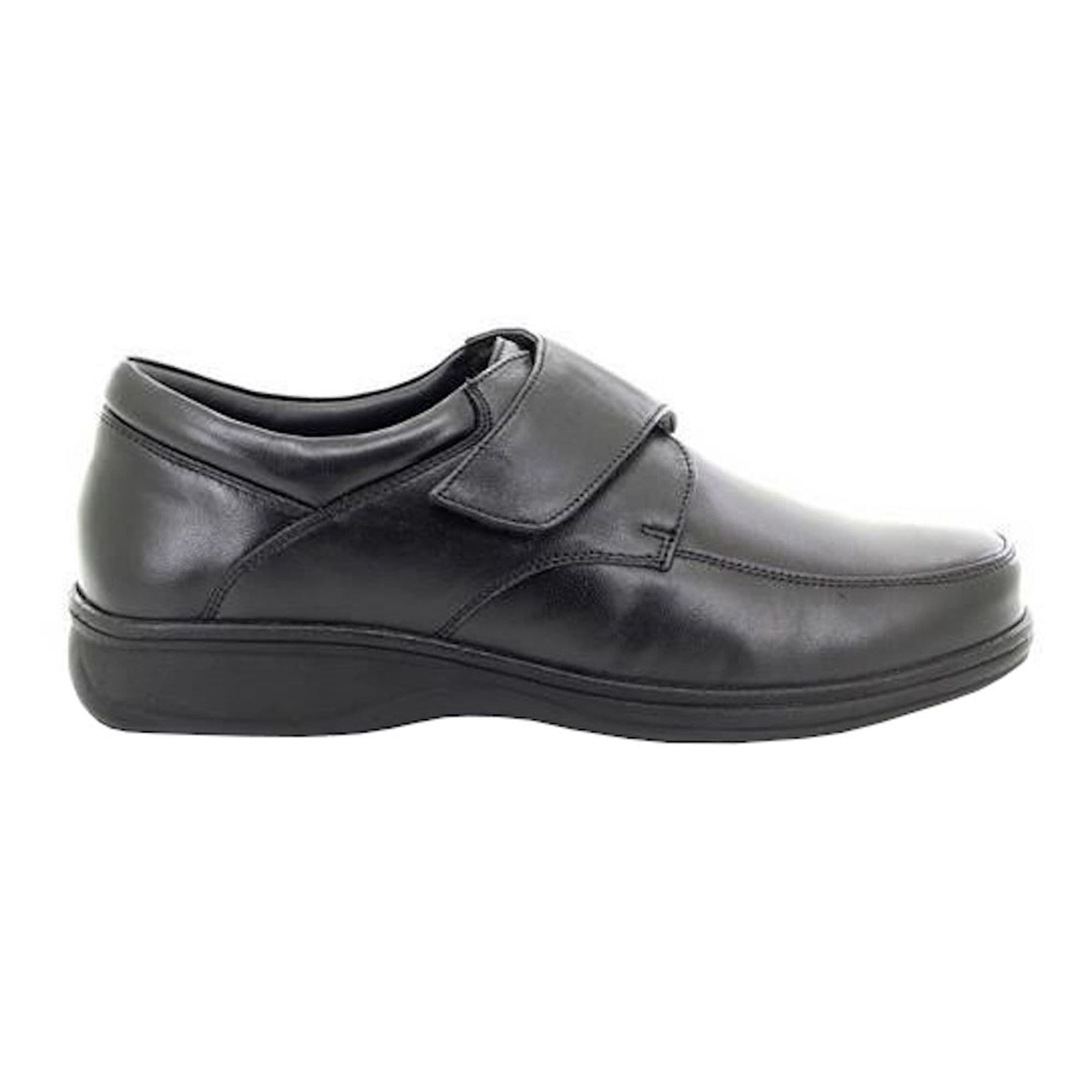 Fuller Fitting Superlight Touch Fastening Leather Shoes