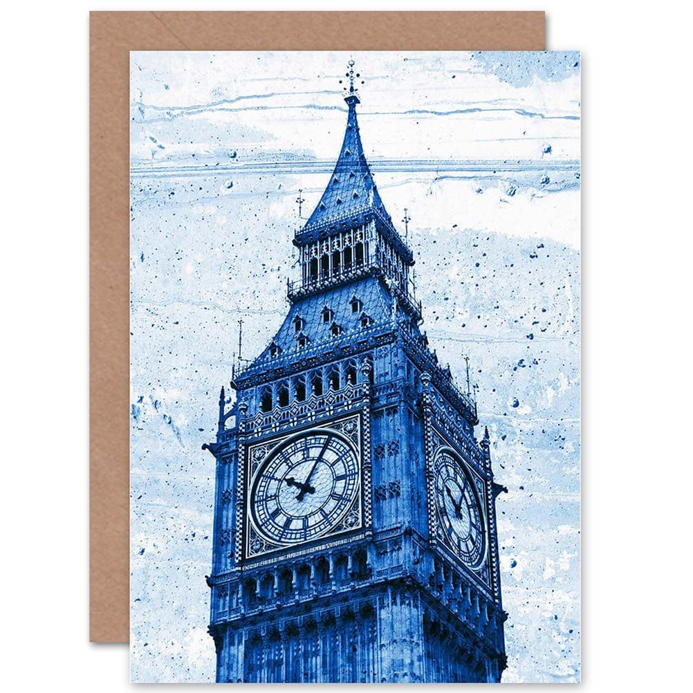 Big Ben London Tourist Greetings Card