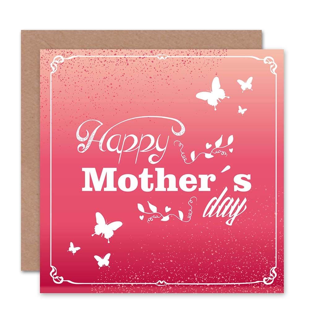 Mothers Day Butterflies Mum Card