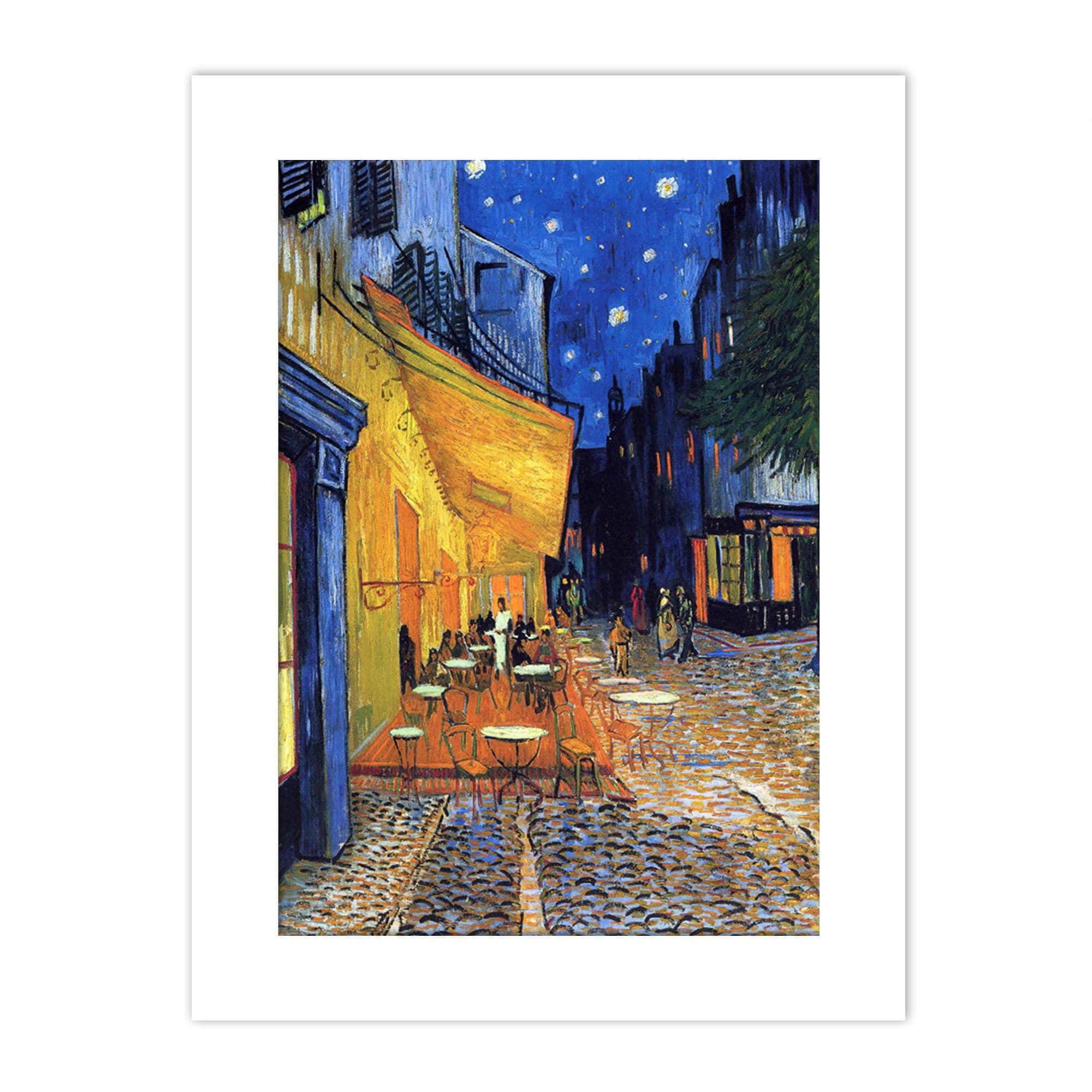 Wall Art Print Vincent Van Gogh Cafe Terrace Place Du Forum Arles 1888 With Mount