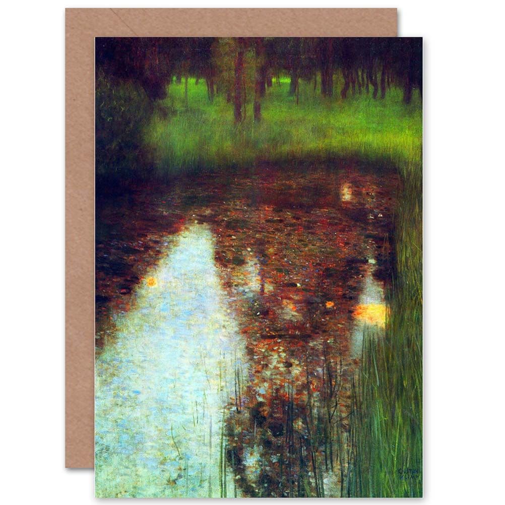 Gustav Klimt Marsh Greetings Card