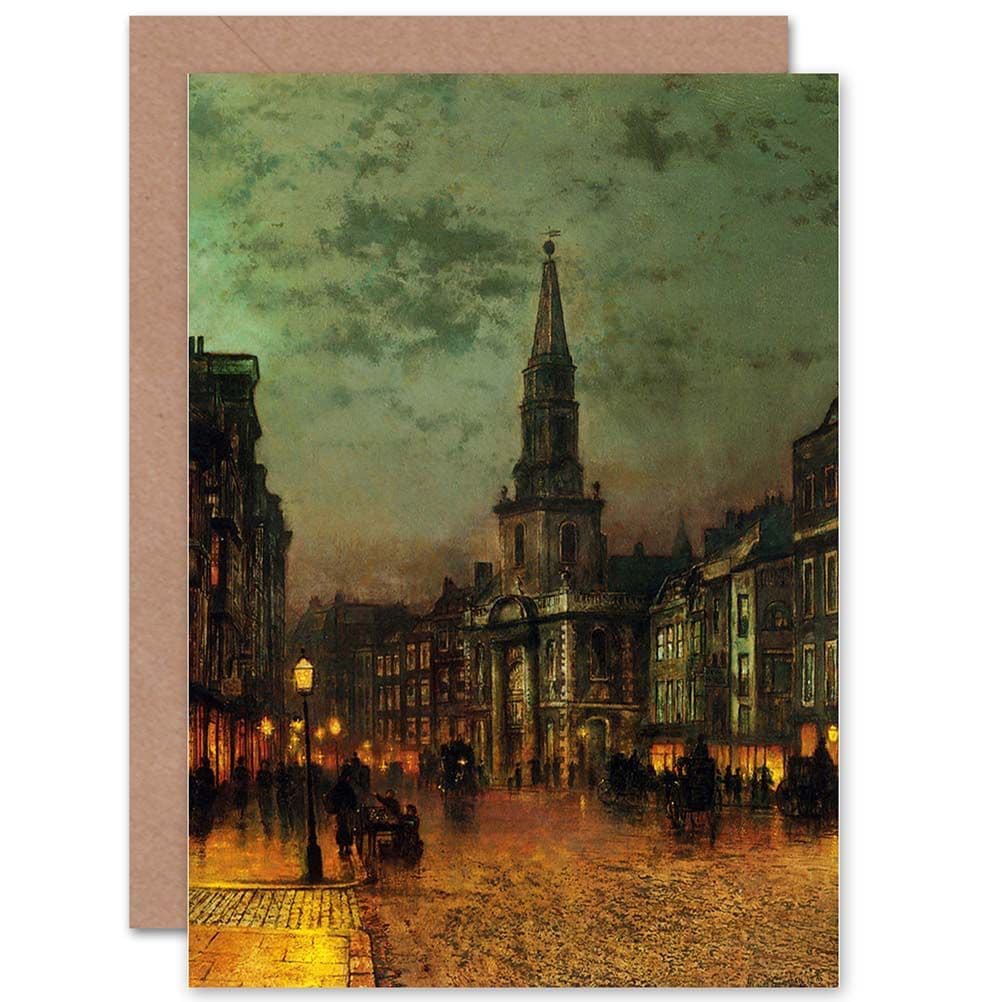 John Atkinson Grimshaw Blackman Street London 1885 Greetings Card