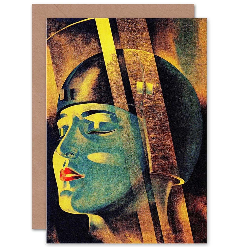 Movie Character Maria Metropolis Lang Germany Greetings Card