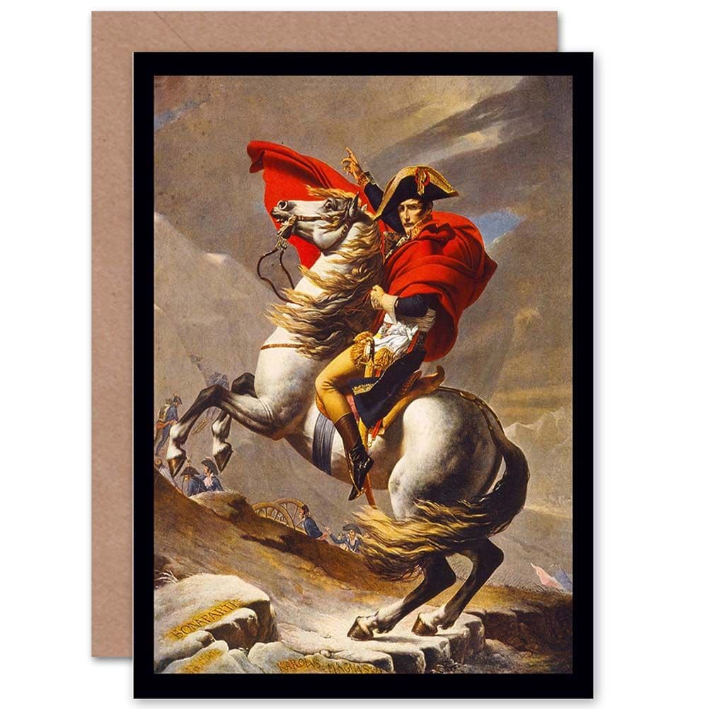 Paintings Portrait Napoleon Bonaparte Emperor France Greetings Card