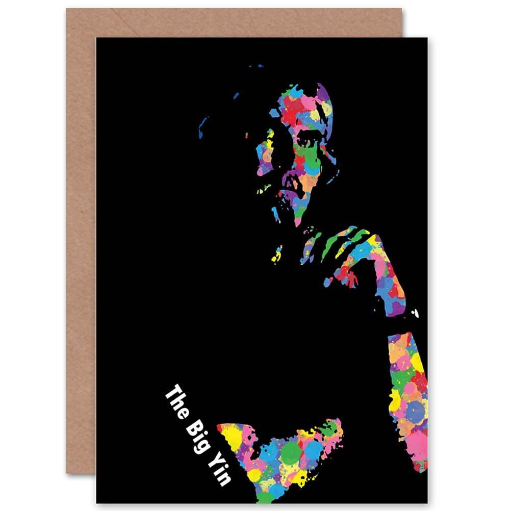 Scottish Comedian Musician Billy Big Yin Connolly Greetings Card