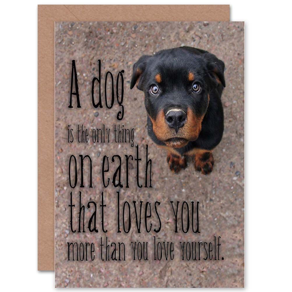 Love Dogs Cute Puppy Greetings Card