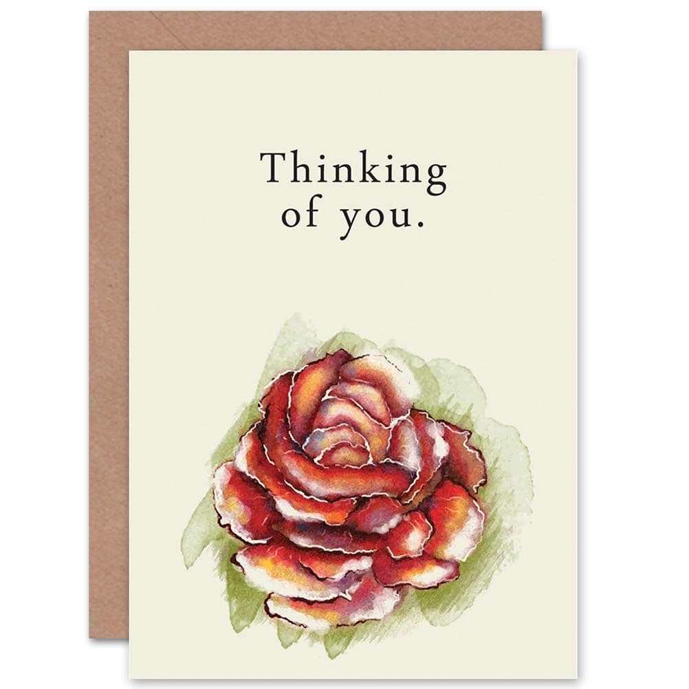 Thinking You Flower Greetings Card