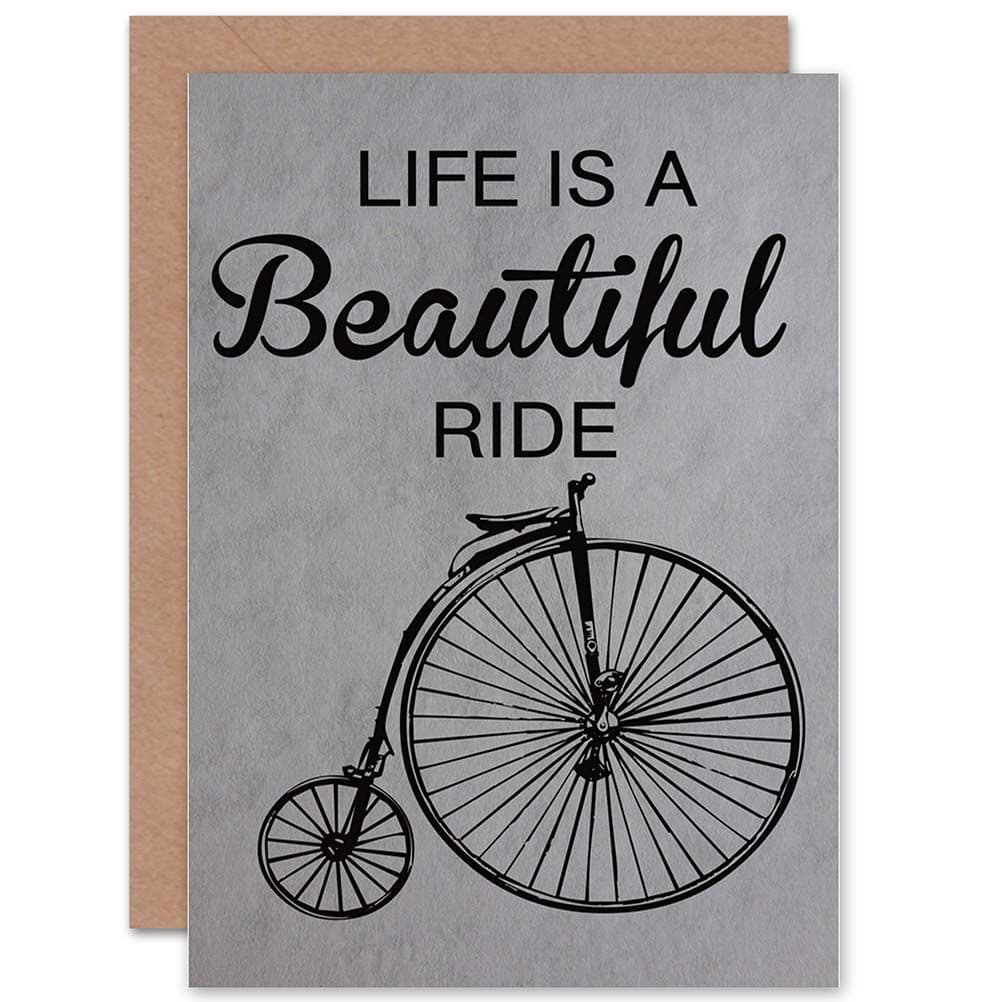 Penny Farthing Beautiful Greetings Card
