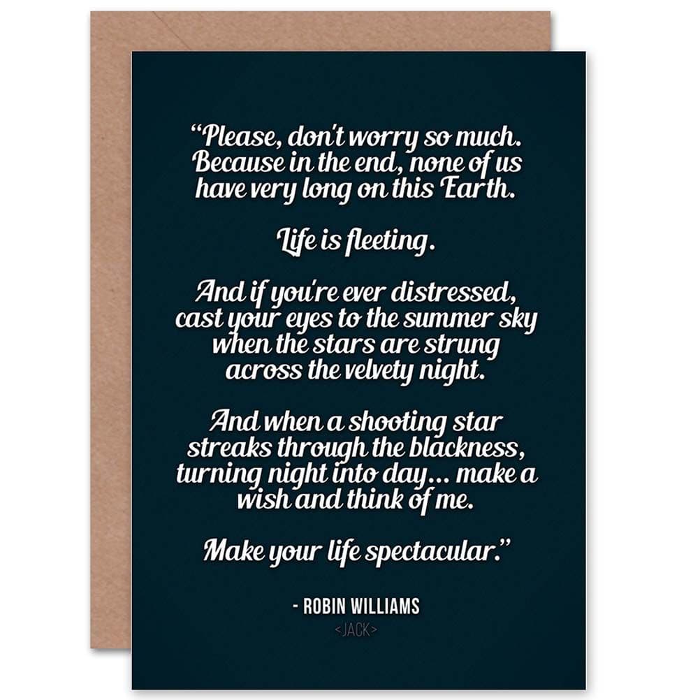 Movie Jack Life Spectacular Greetings Card