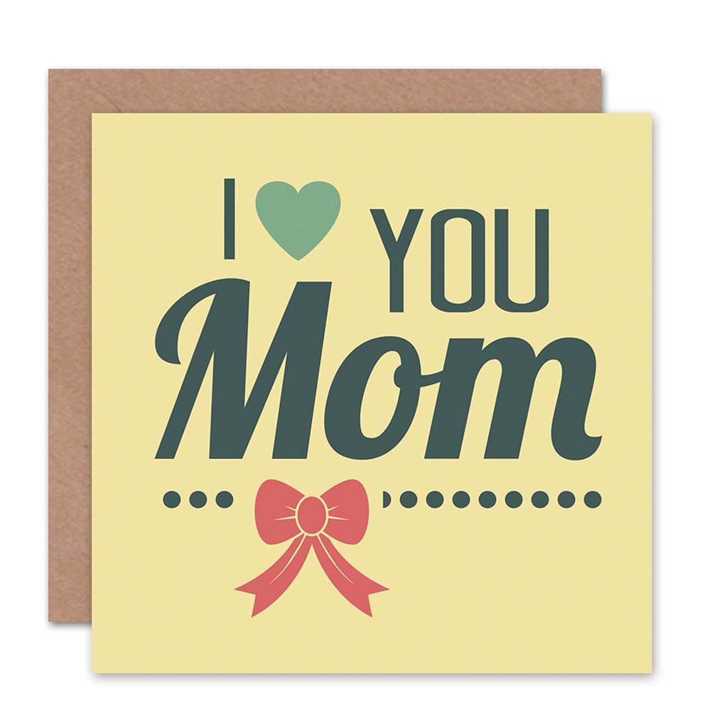 Mothers Day Love Pictogram Mum Card