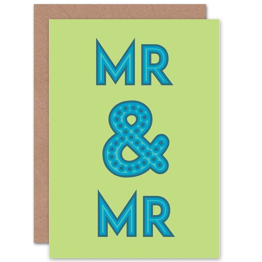 Wedding Celebration Same Sex Gay Mr Mister Love Greetings Card