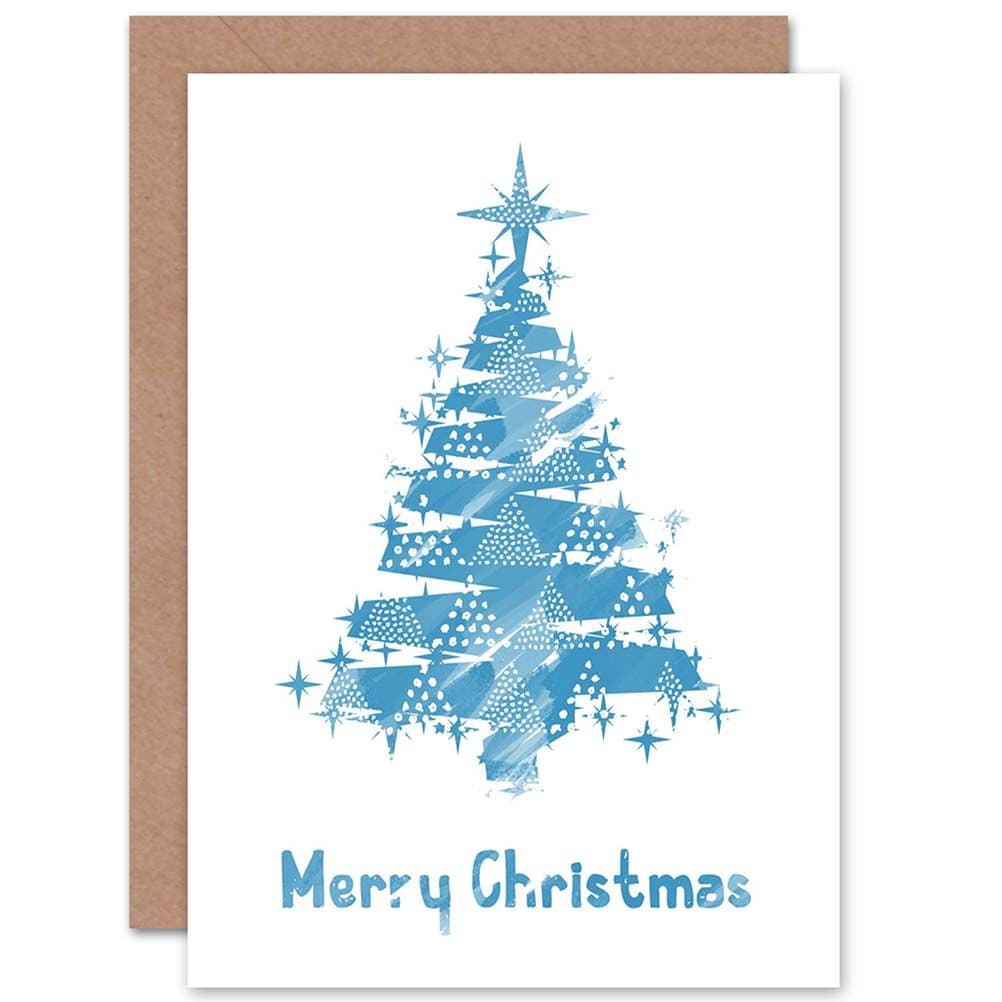 Christmas Xmas Cool Tree Greetings Card