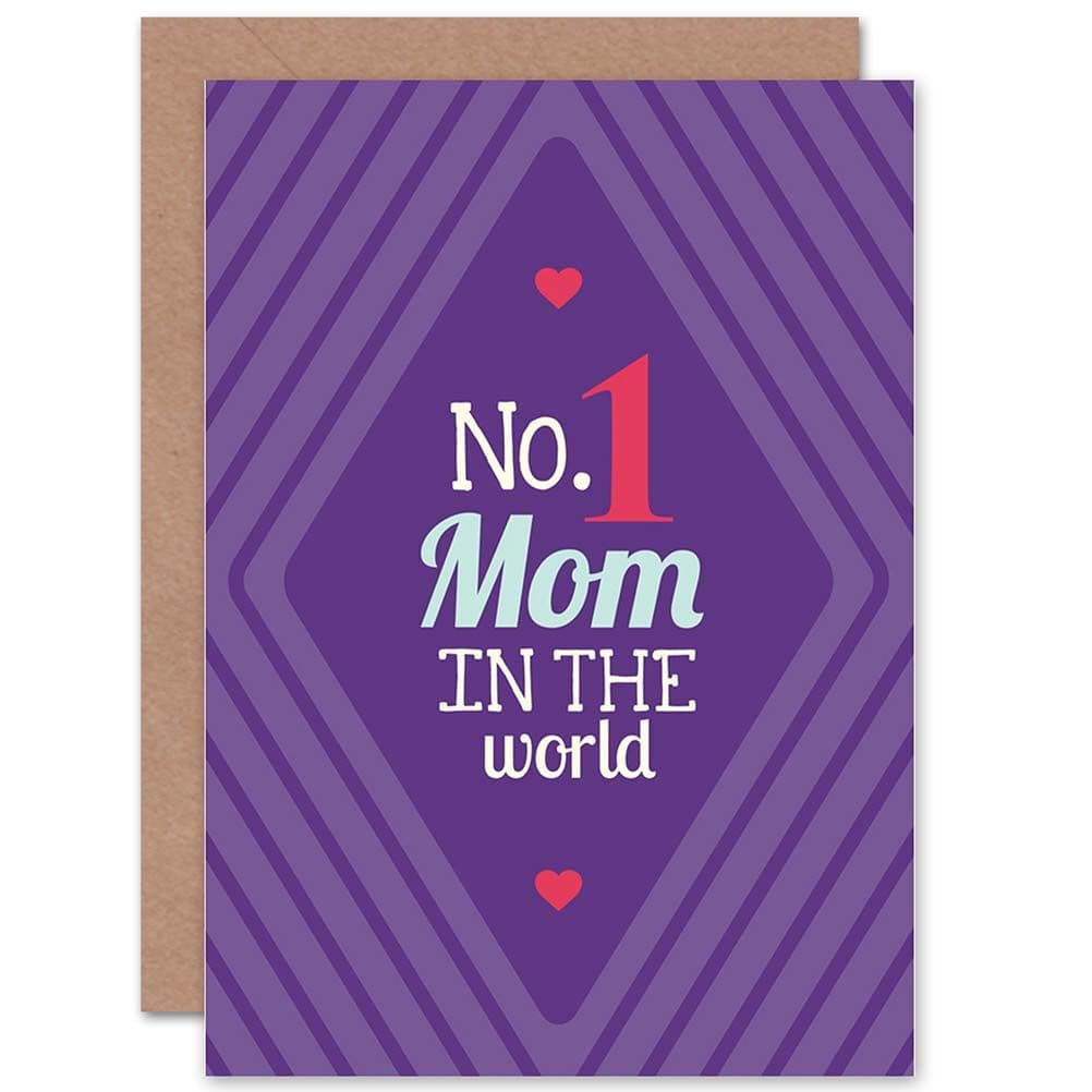Mothers Day Number One 1 Mom Greetings Card