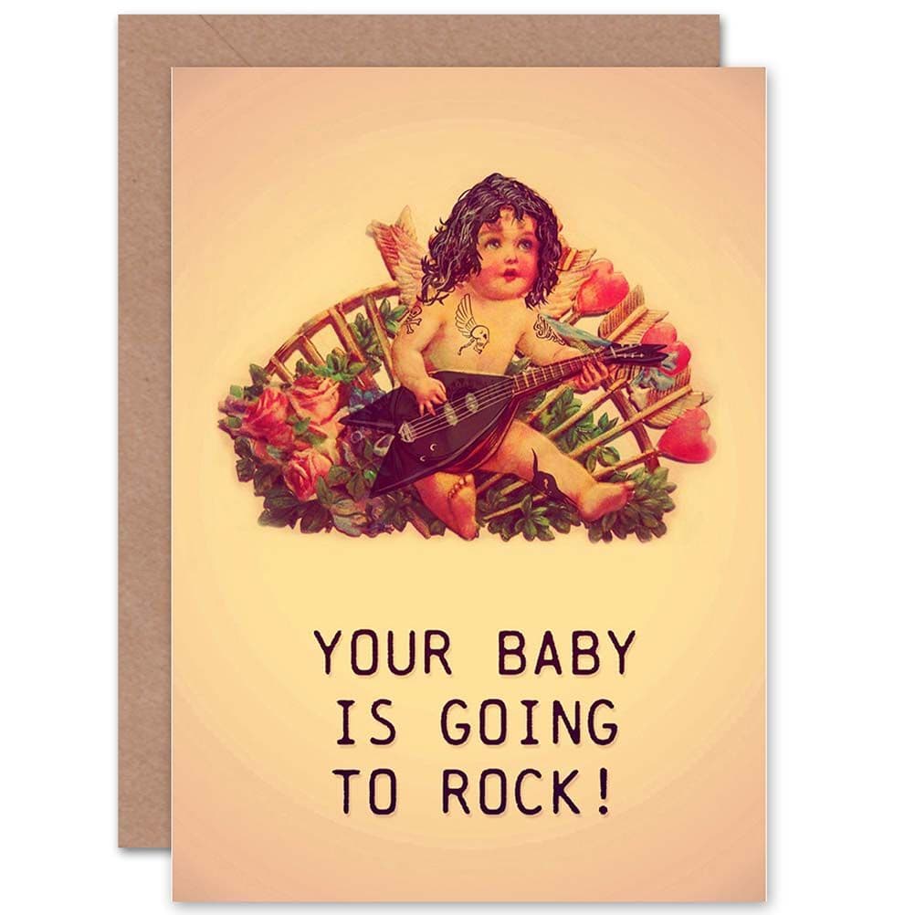 Rock Star Greetings Card