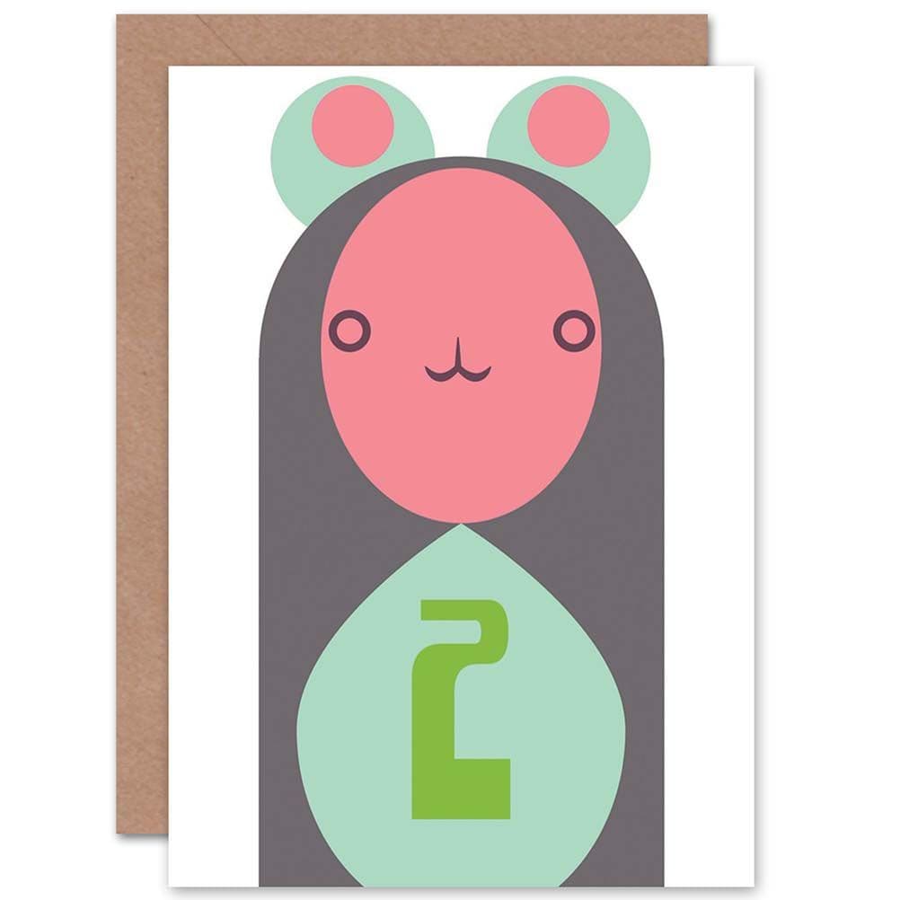 Child Birthdaybubble 2 Two Year Old Greetings Card