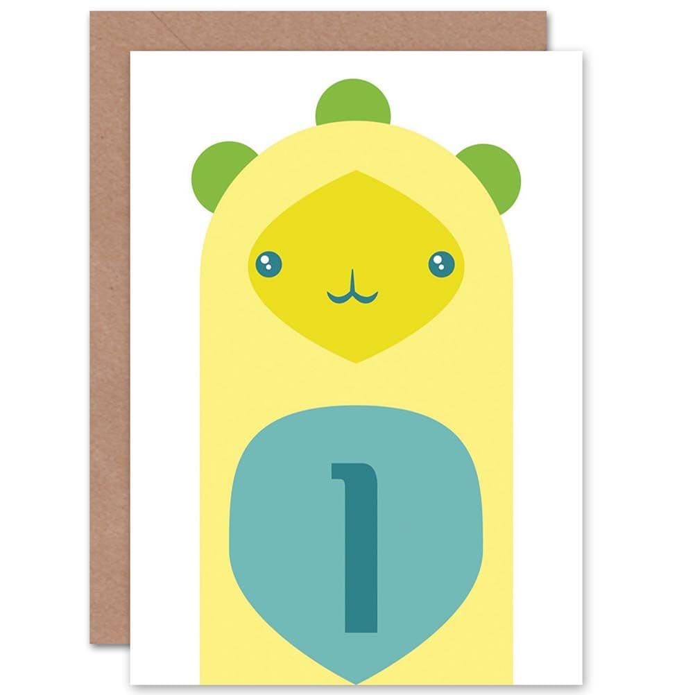 Birthday Cuddly 1 One Year Old Greetings Card