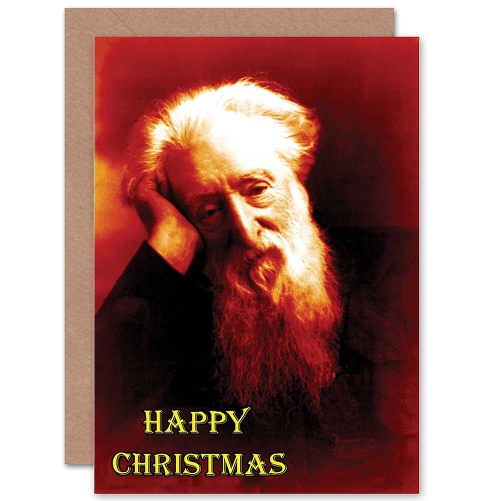 Alternative Christmas Xmas Sad Old Man Funny Greetings Card