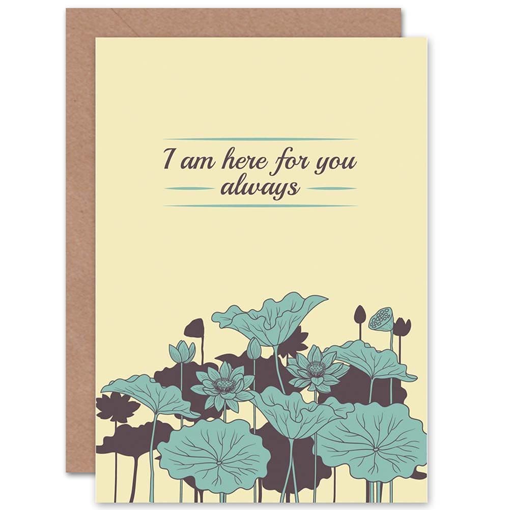 Bereaved Sympathy Here Always Greetings Card