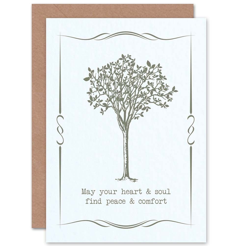 Bereaved Sympathy Peace Comfort Greetings Card