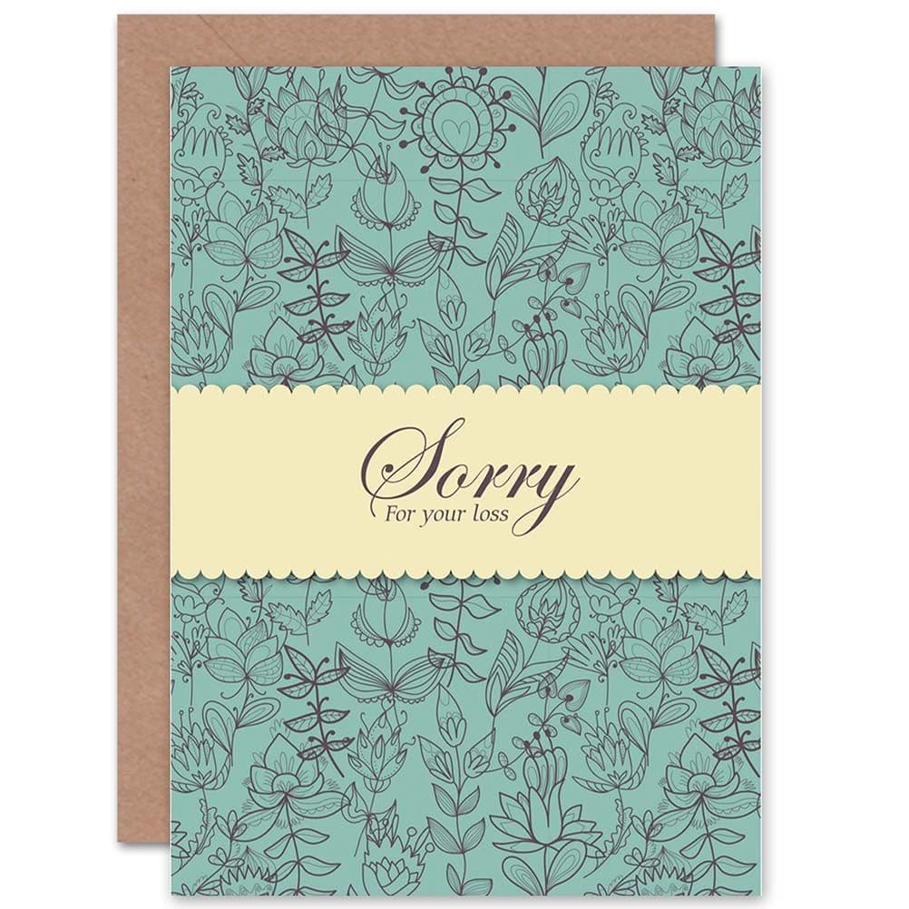 Bereaved Sympathy Sorry Loss Greetings Card