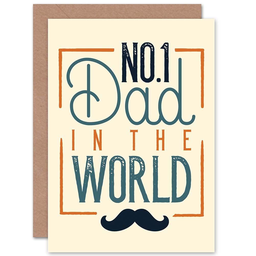 Father Day Dad Number One Greetings Card