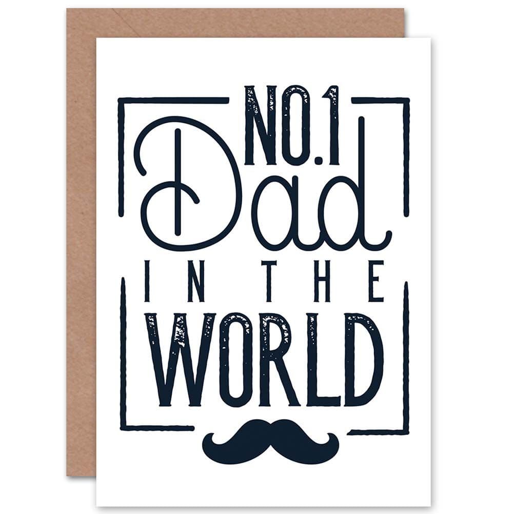 Father Day Number One Dad Greetings Card
