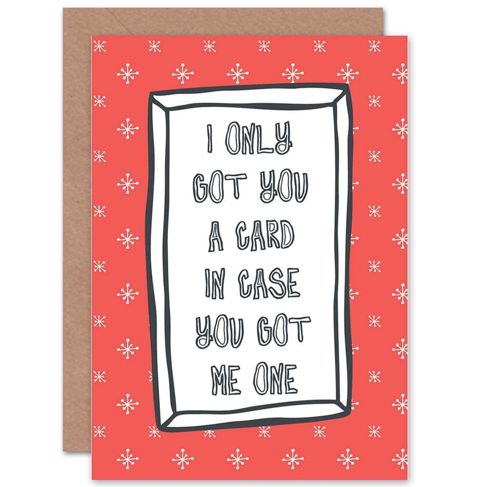 Red Stars Humour Funnyny Greetings Card