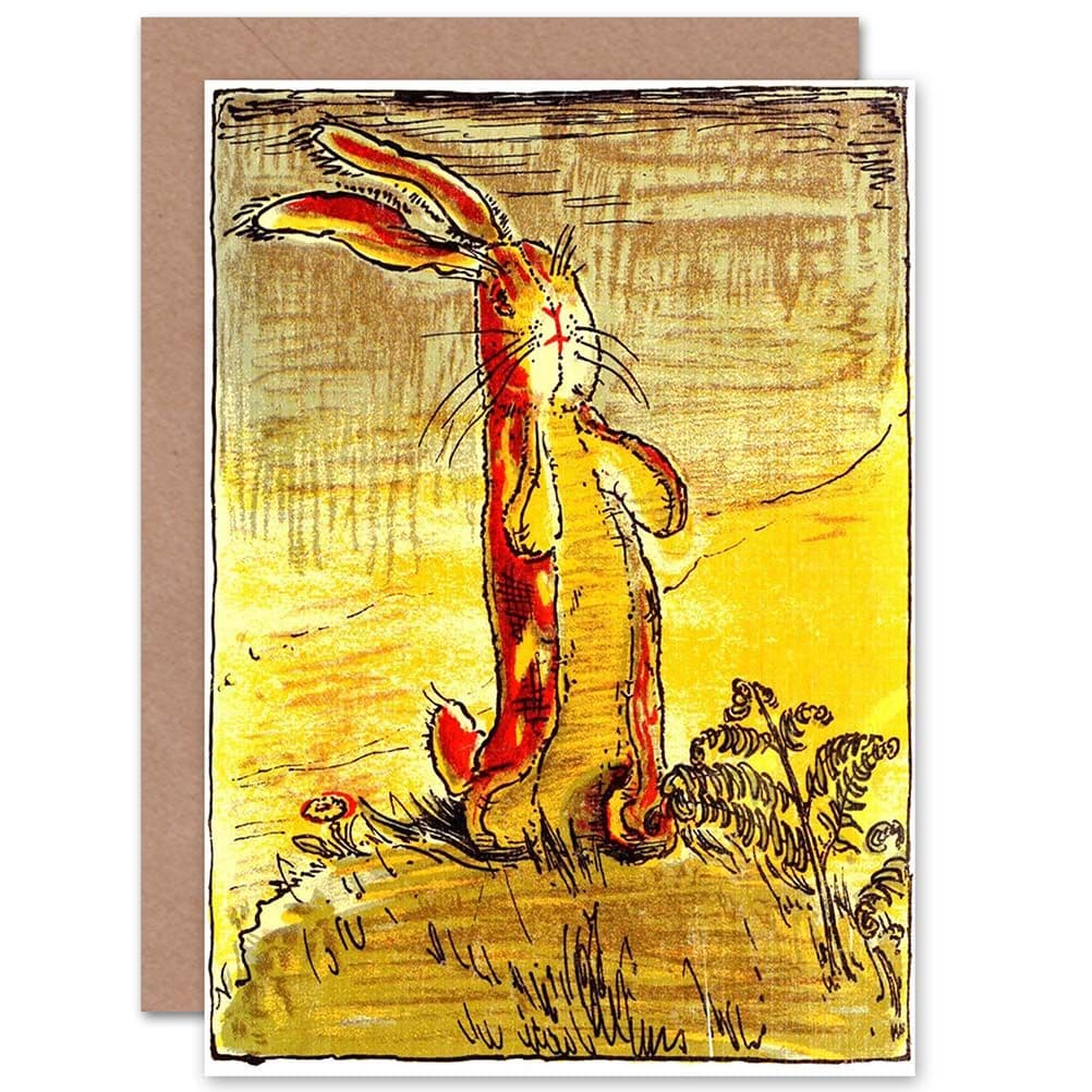 Williams Velveteen Rabbit Nicholson Cover Greetings Card