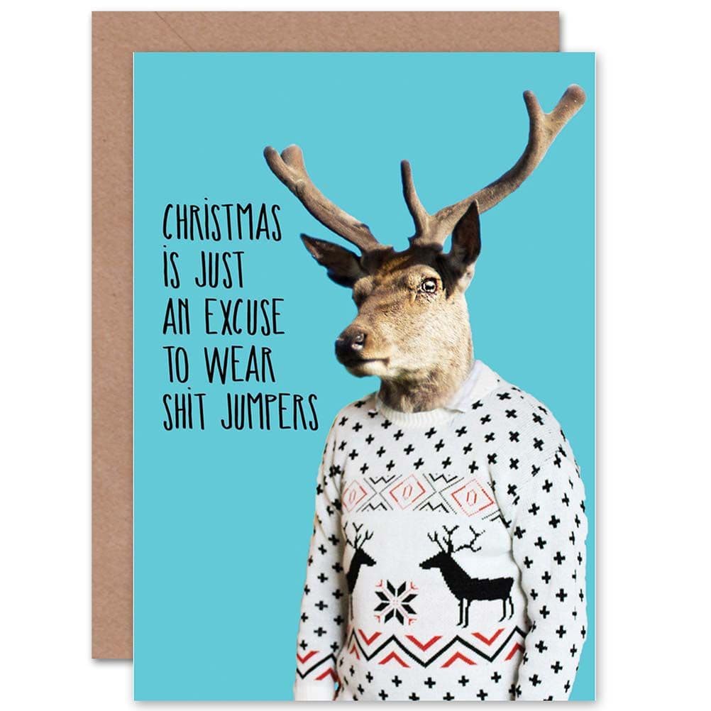 Excuse To Wear Jumpers Greetings Card