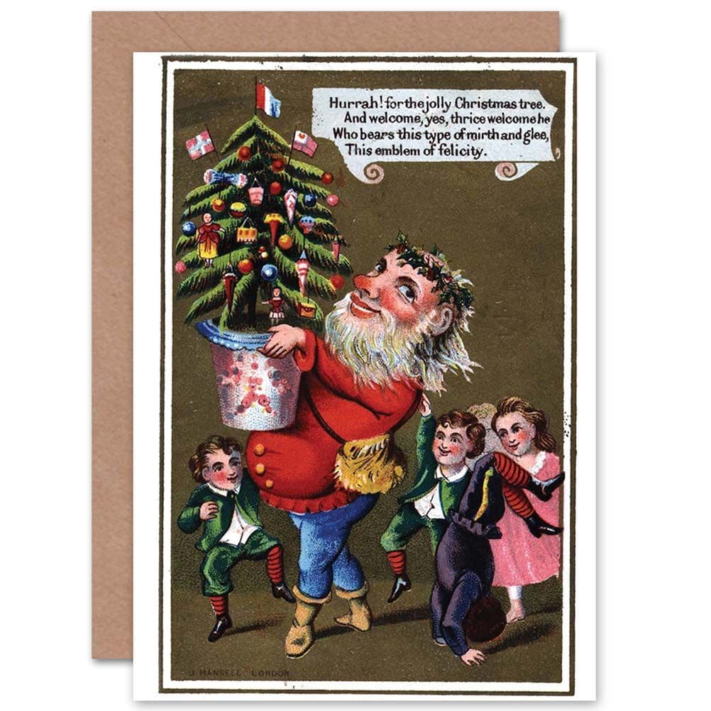 Christmas Xmas Merry Happy Santa Funny Greetings Card