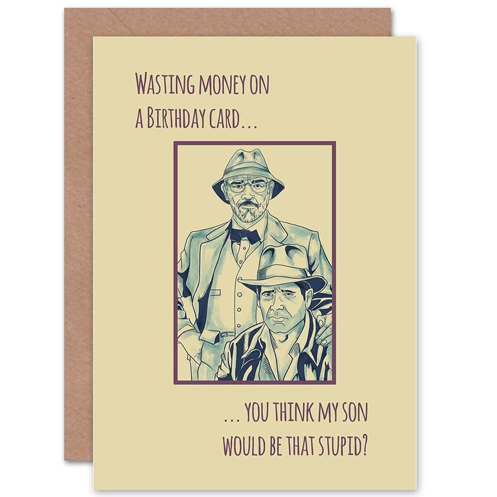 Birthday Happy Dr Jones Dad Stupid Funny Greetings Card
