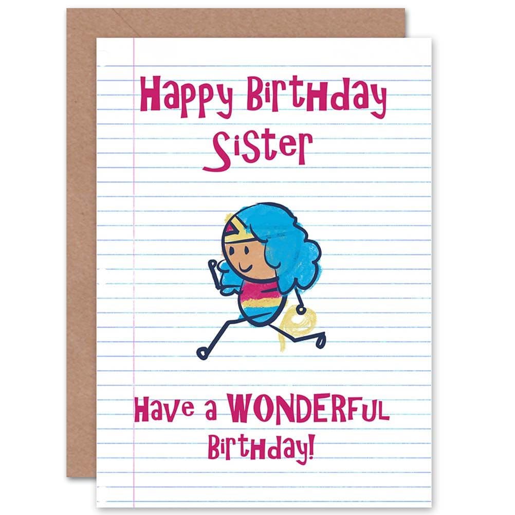 Wonderful Wonder Woman Birthday Greetings Card